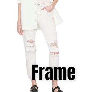 Frame HR Pegged Straight Fit Jeans